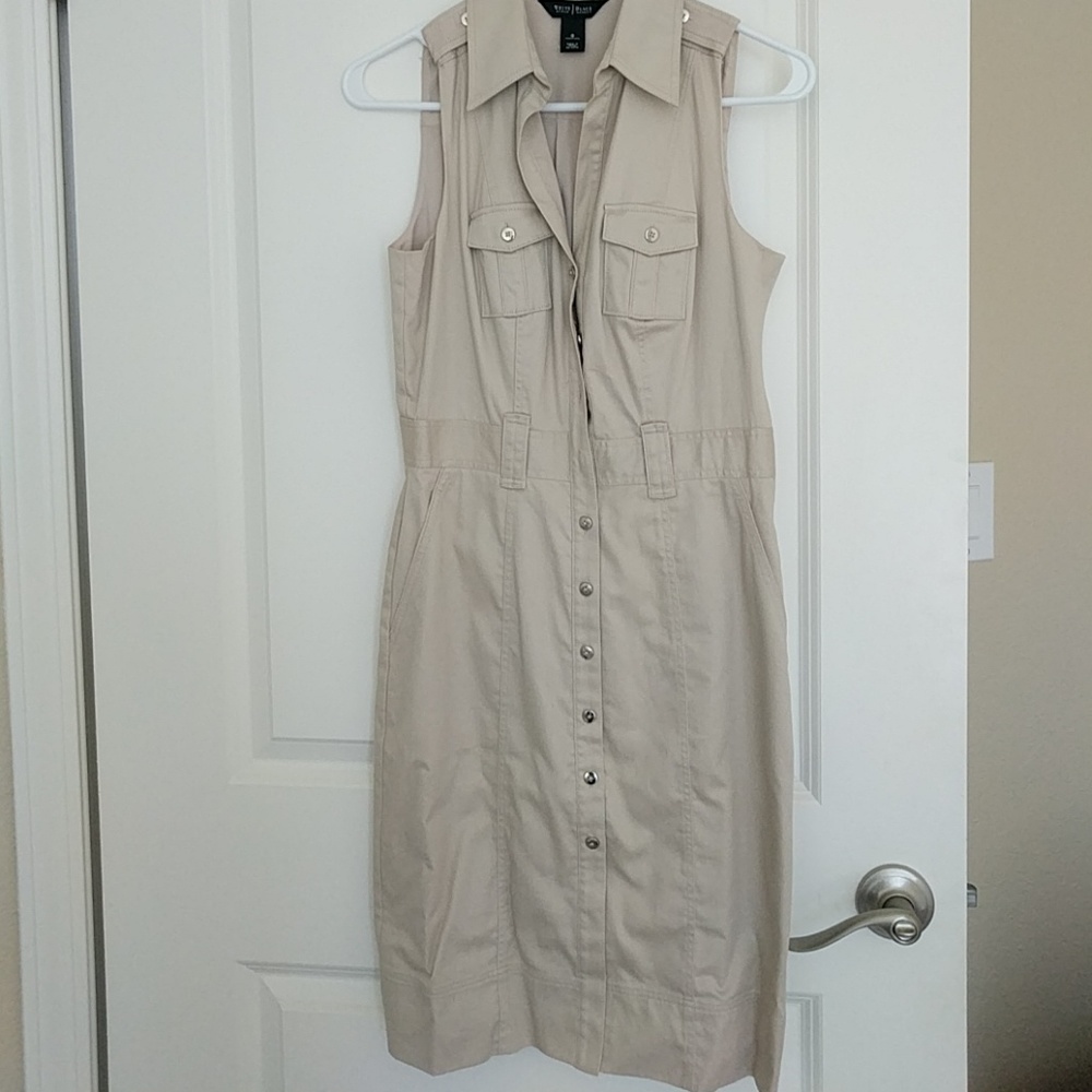 Cotton shirt dress